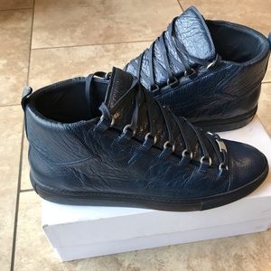 Balenciaga Arena Sneakers Navy Size 13